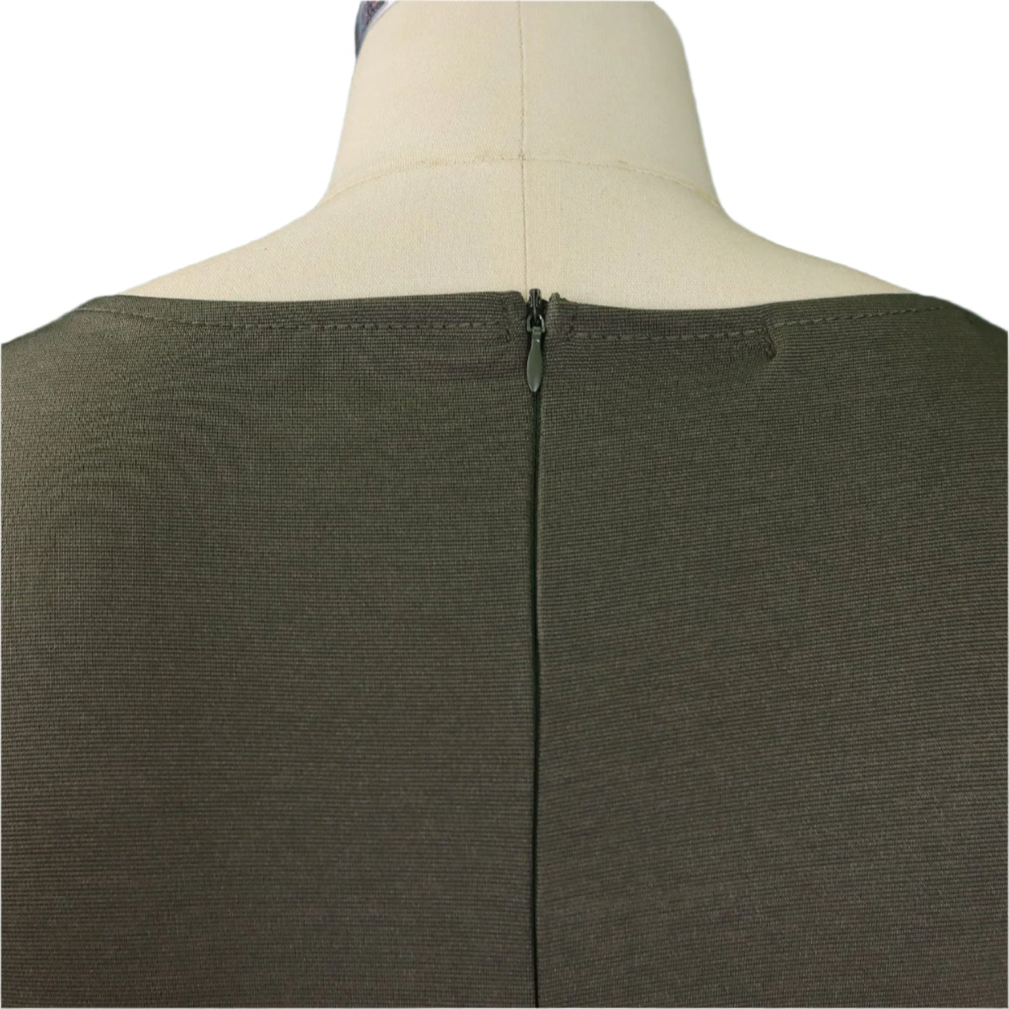 Huda's Sheath, Solid Color, Trendy, Stylish, Vintage, Midi, 3/4 Sleeves, Fit, Office Dress