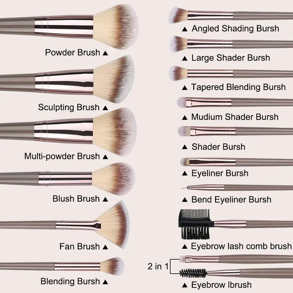 Dina's Makeup Soft Bruch Set 1/20 Stk. 