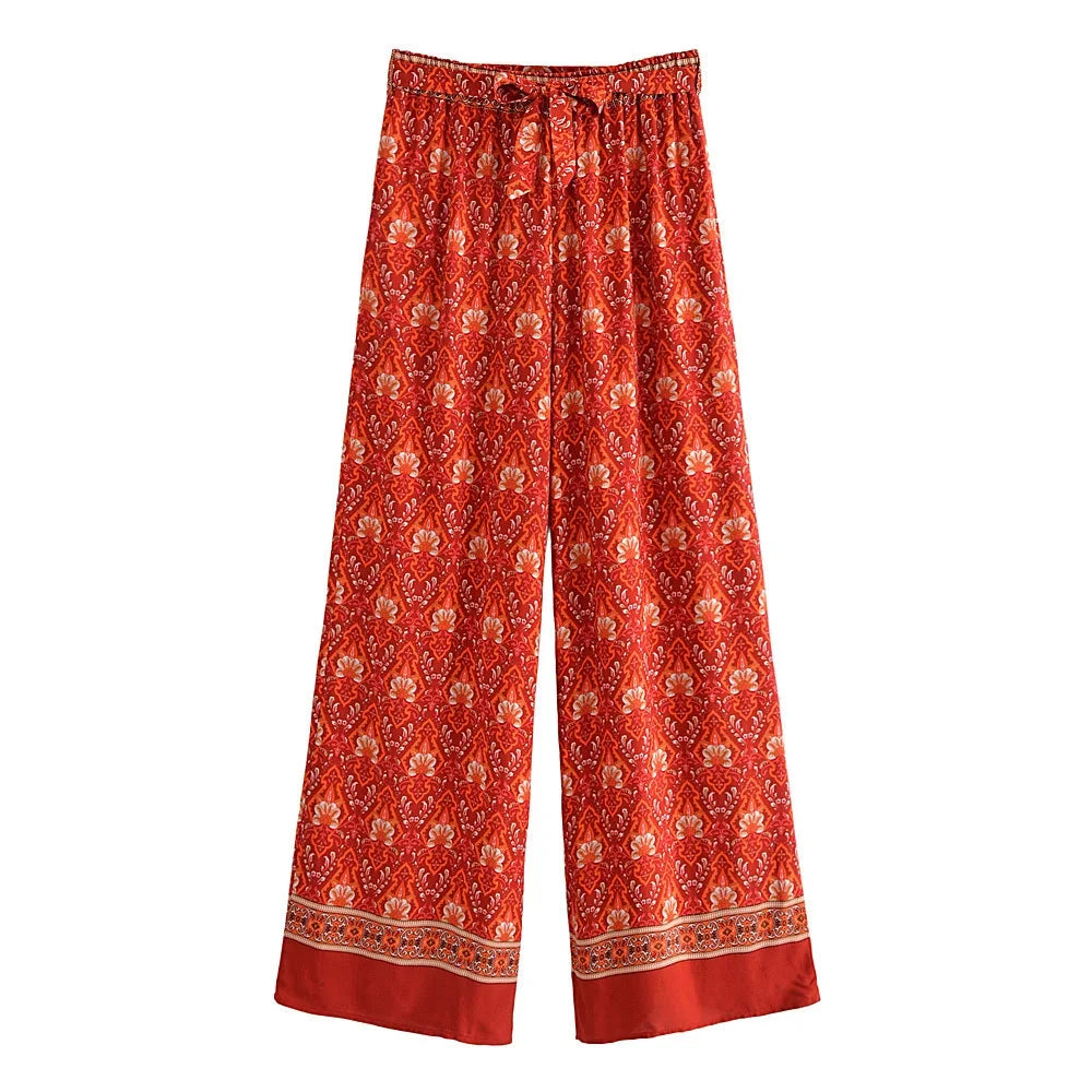 Vera's boho wide leg pants