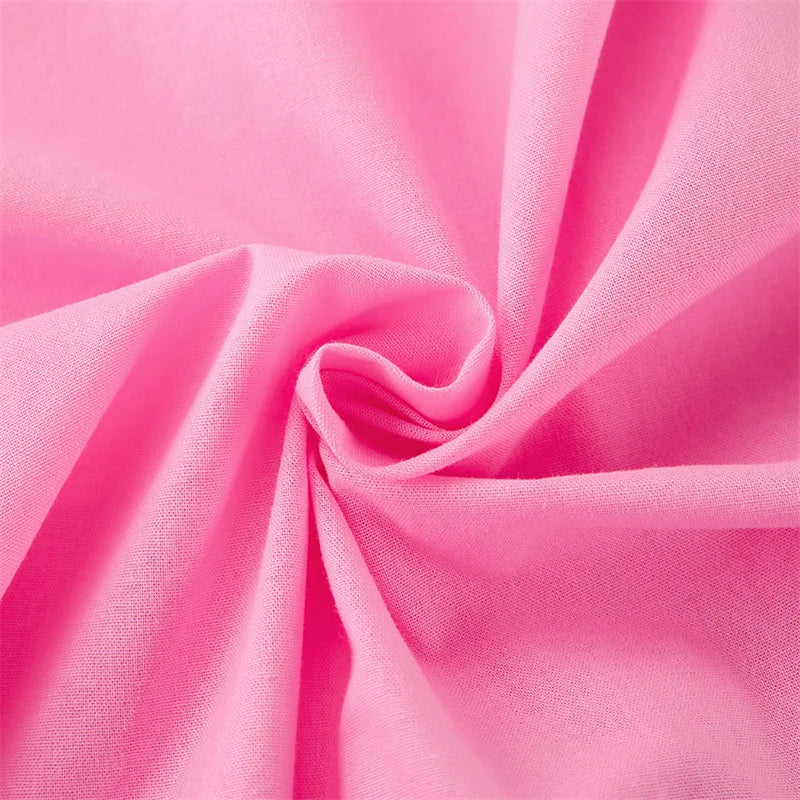 Close-up of pink fabric with folds