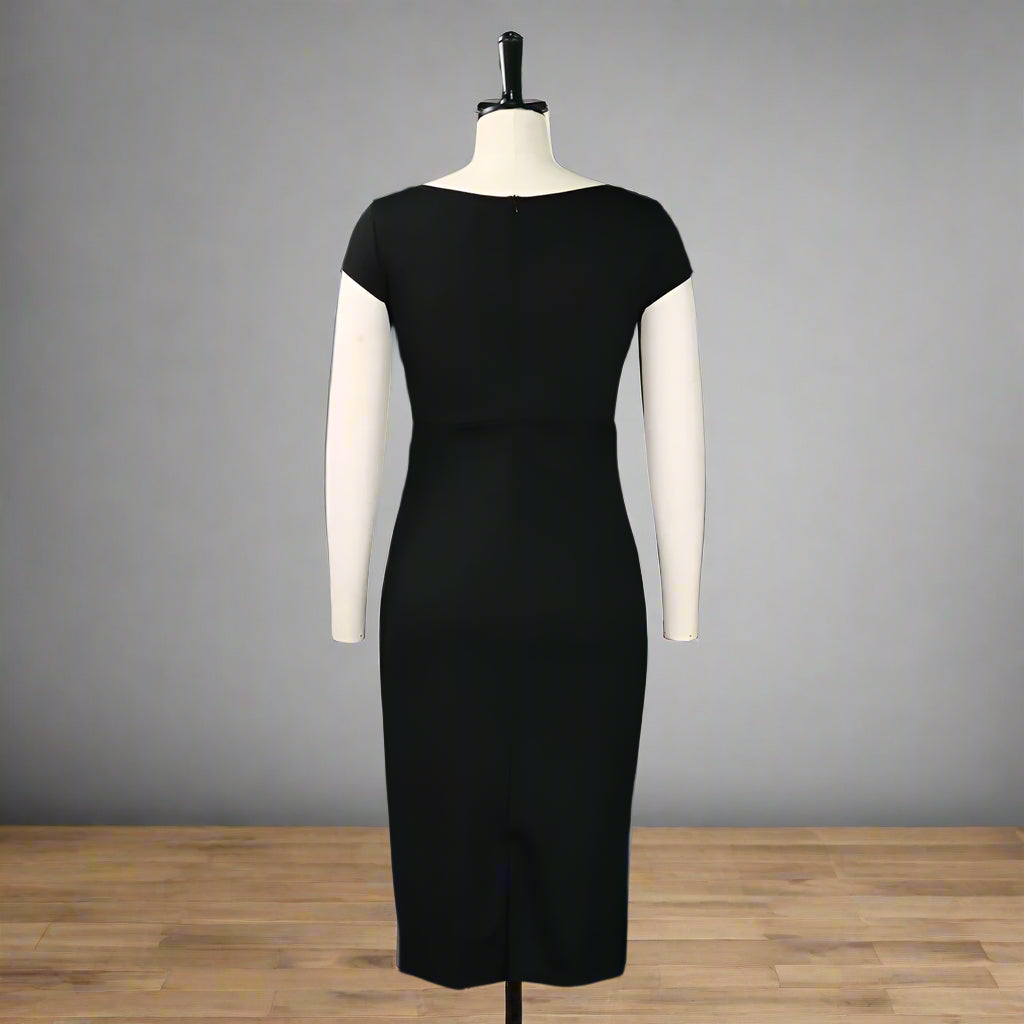 Lillian's Slim Fit, Plus size, Trendy, Fashionable, Office Style, Cap Sleeves, Pencil Dress