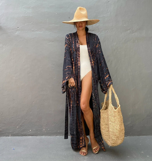 Sarah's beach long coverup robe