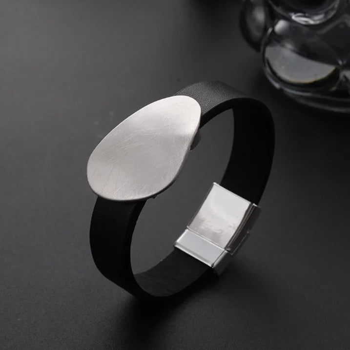 Tania's Trendy, Stylish, Vintage, Minimalist, Magnet Lock, Golden/Silver, Cuff, Bangles Bracelets