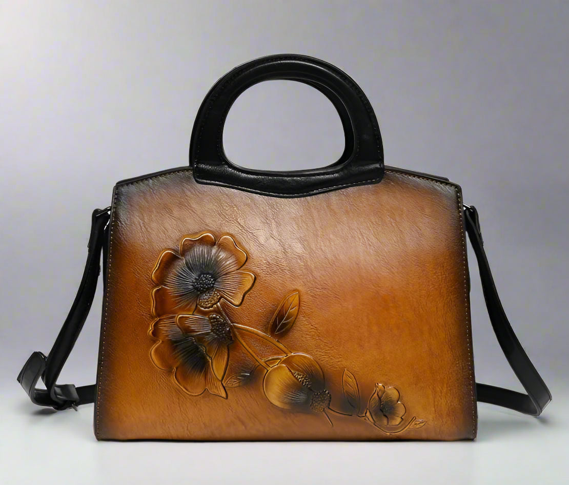 Didi's Retro, Vintage, Genuine Leather, Trendy, Stylish, Handmade, Shoulder Bag