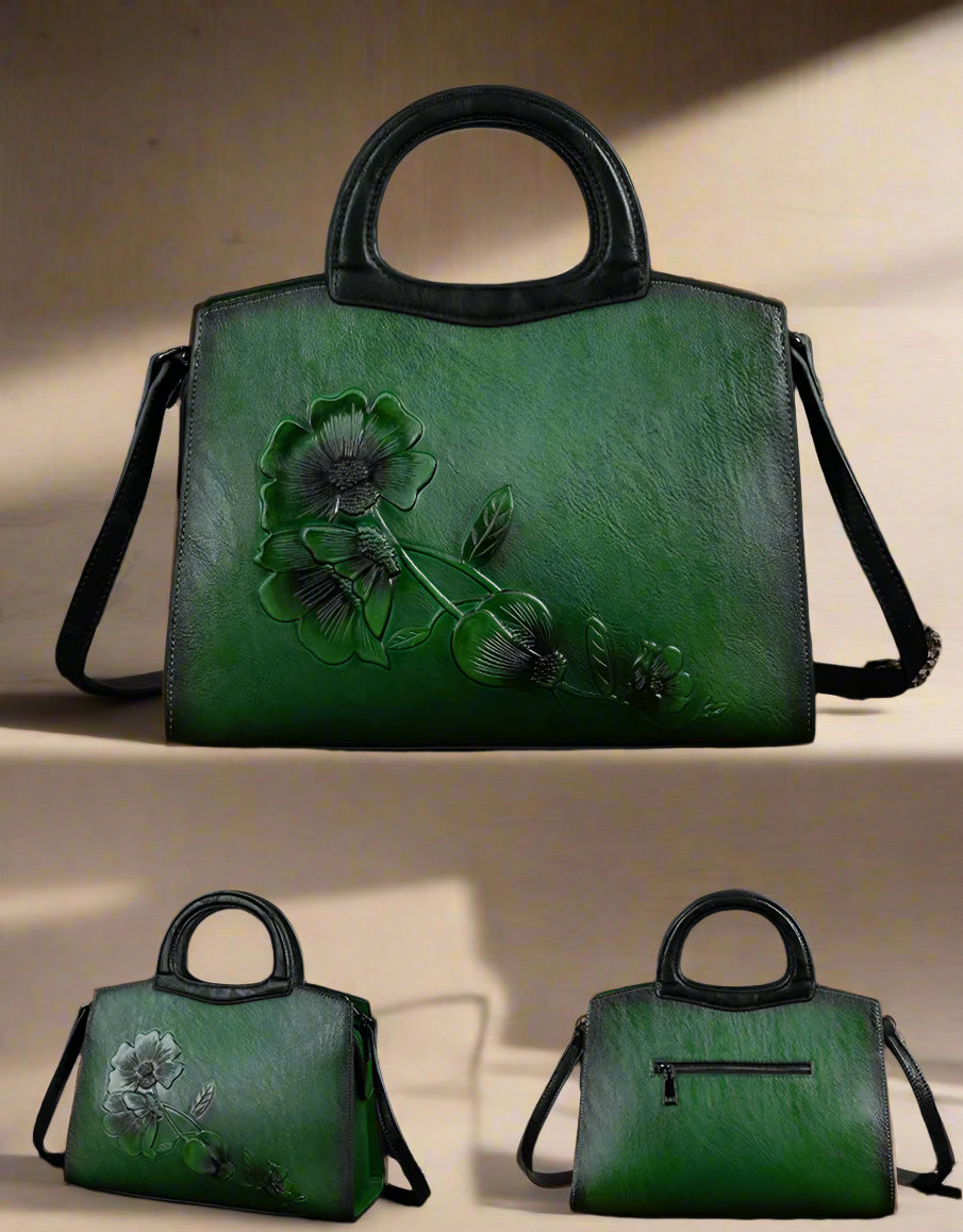 Didi's Retro, Vintage, Genuine Leather, Trendy, Stylish, Handmade, Shoulder Bag