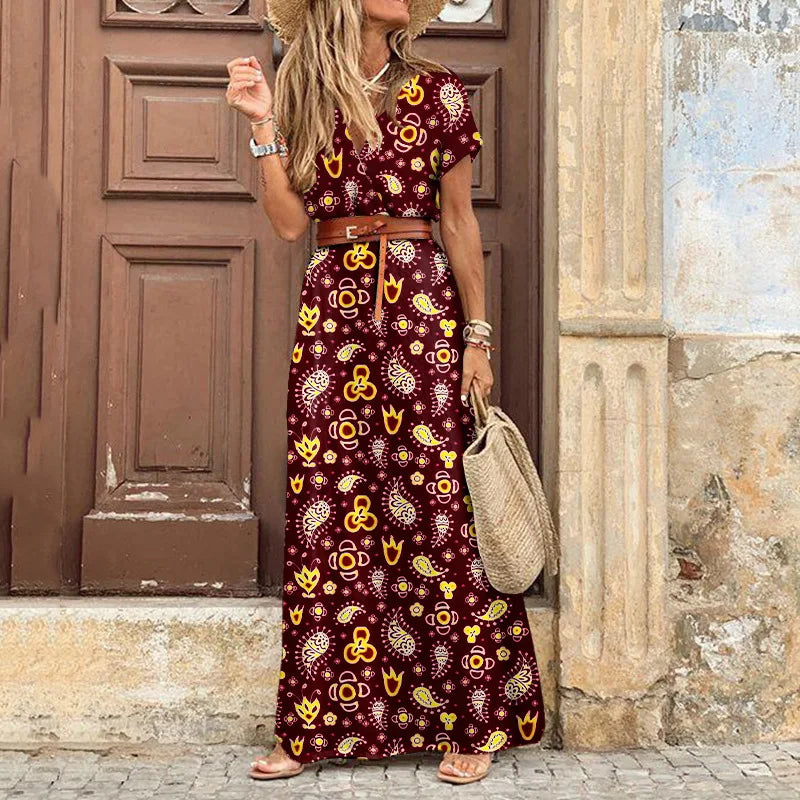 Maria's shopping boho dress