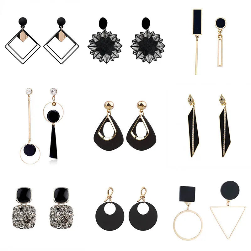 Nihal's Black Earrings Sets