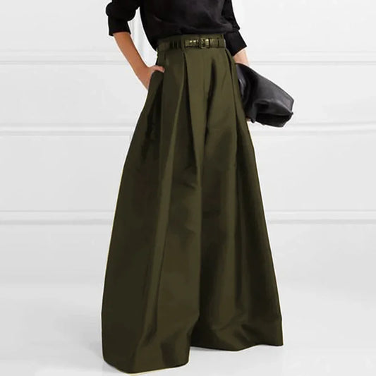 Ursula's Wide Flare Leg, High Waist Casual Pants