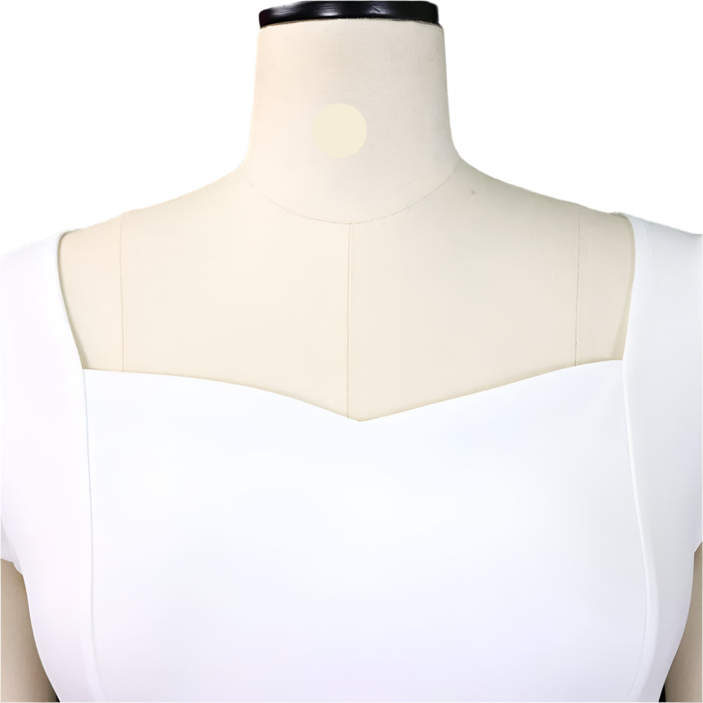 Lillian's Slim Fit, Plus size, Trendy, Fashionable, Office Style, Cap Sleeves, Pencil Dress