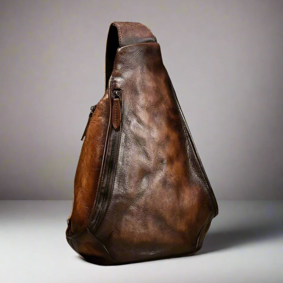 Noha's Retro, Vintage, Genuine Leather, Trendy, Stylish, Handmade, Shoulder Bag