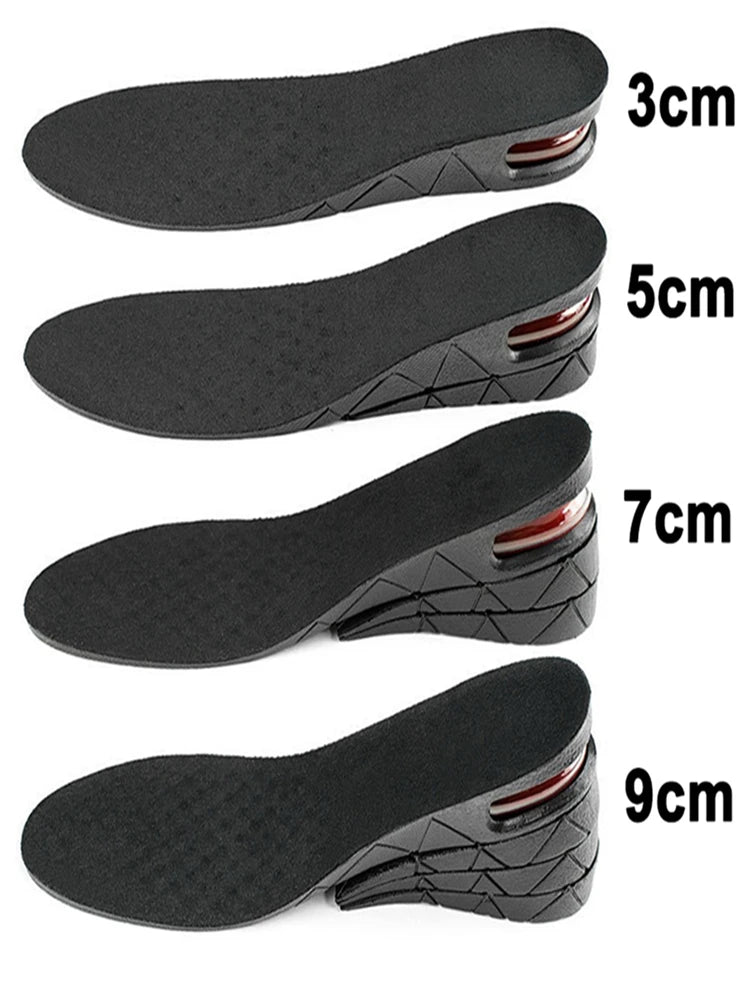 Unisex, Hight Increase, Insoles Cushion (3-9 cm)