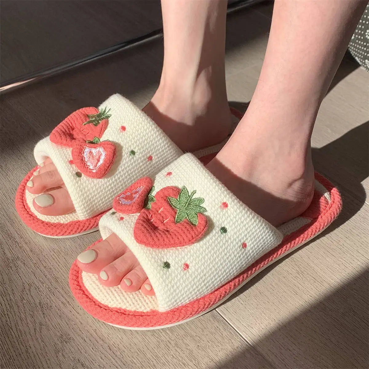 Diana's fruit slippers