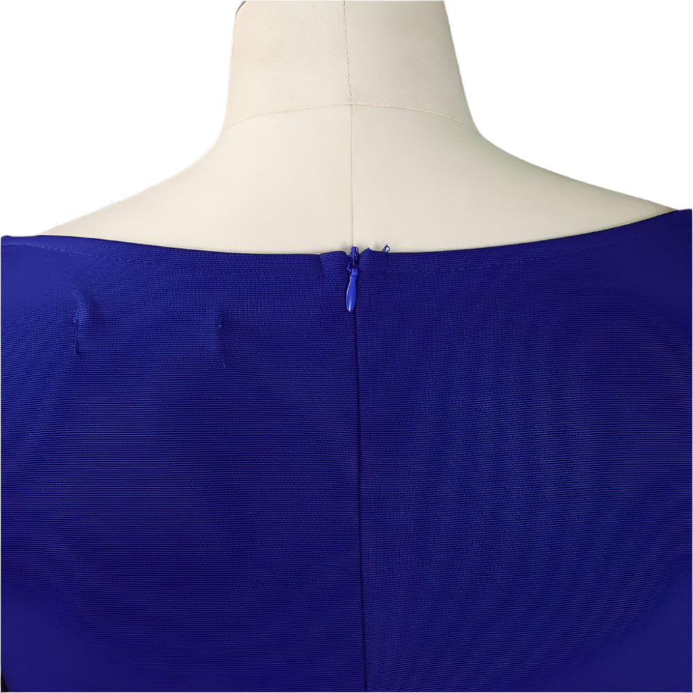 Lillian's Slim Fit, Plus size, Trendy, Fashionable, Office Style, Cap Sleeves, Pencil Dress