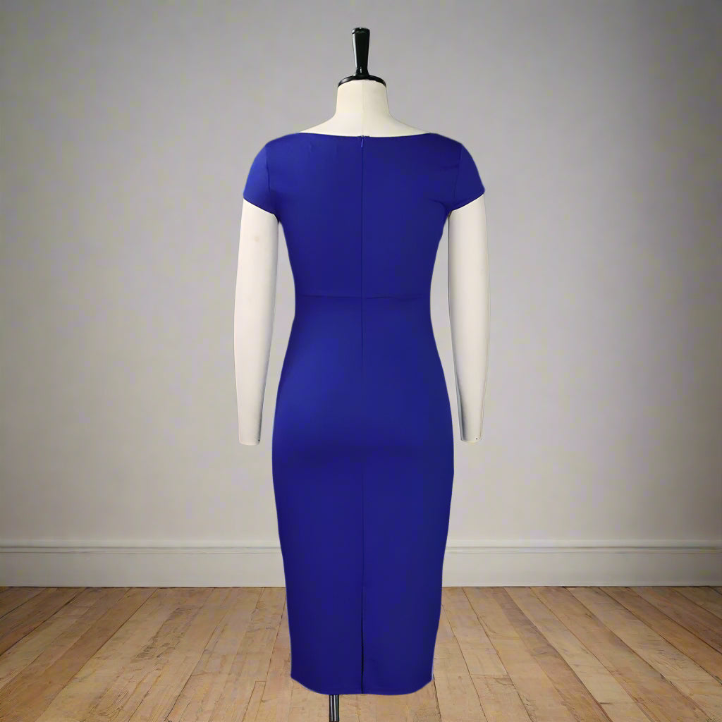 Lillian's Slim Fit, Plus size, Trendy, Fashionable, Office Style, Cap Sleeves, Pencil Dress