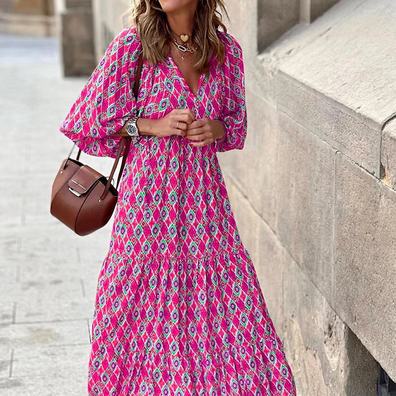 Monica's loose casual long dress