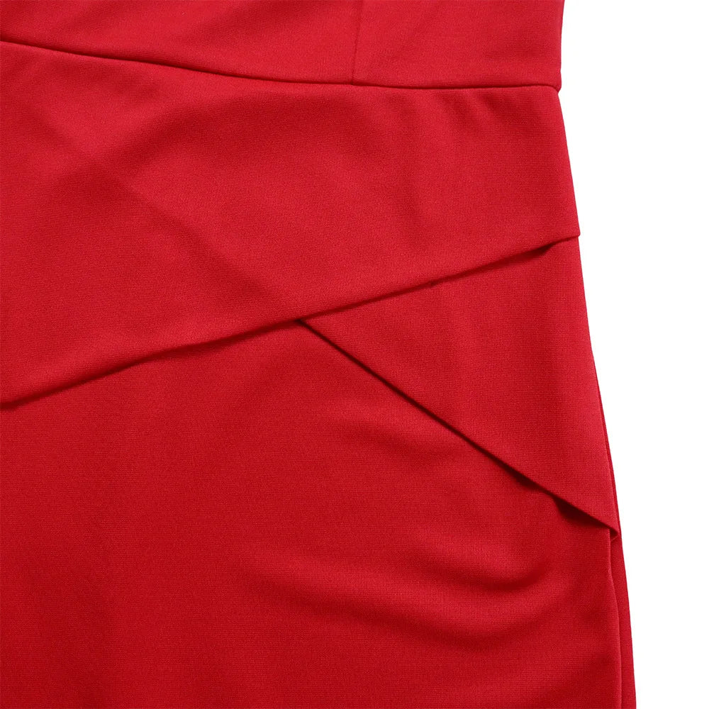 Lillian's Slim Fit, Plus size, Trendy, Fashionable, Office Style, Cap Sleeves, Pencil Dress