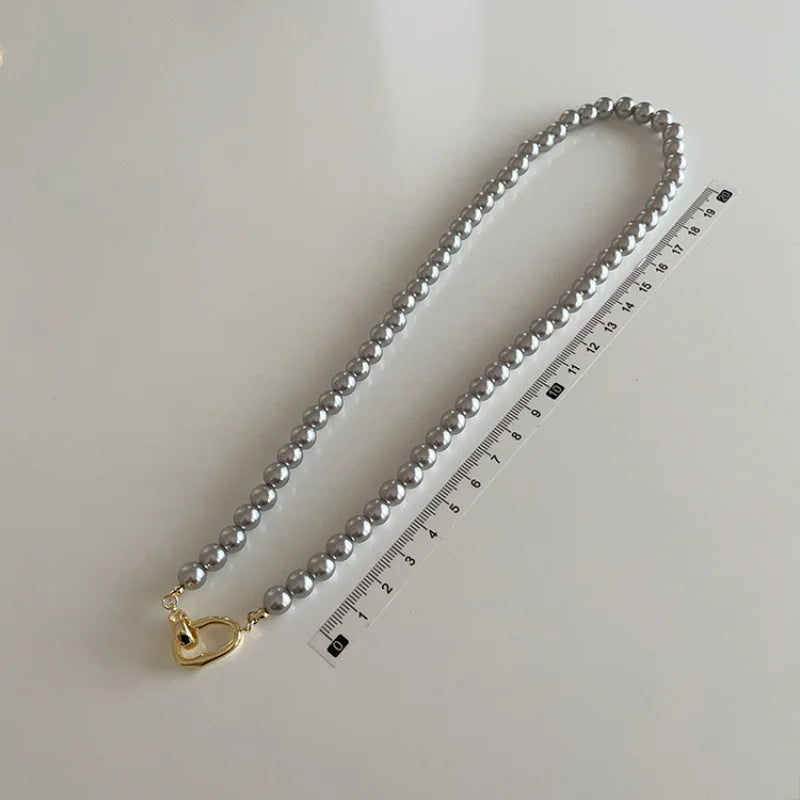 Ivanka's Pearl, Simulated, Trendy, Stylish, Vintage, Lariat, Temperament, Bead Necklace