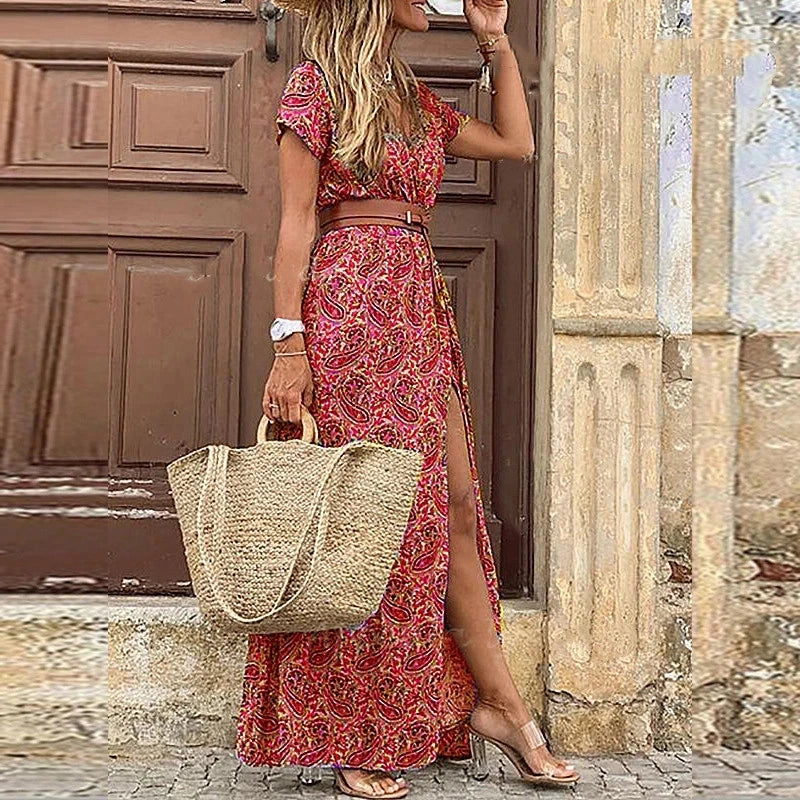 Maria's shopping boho dress