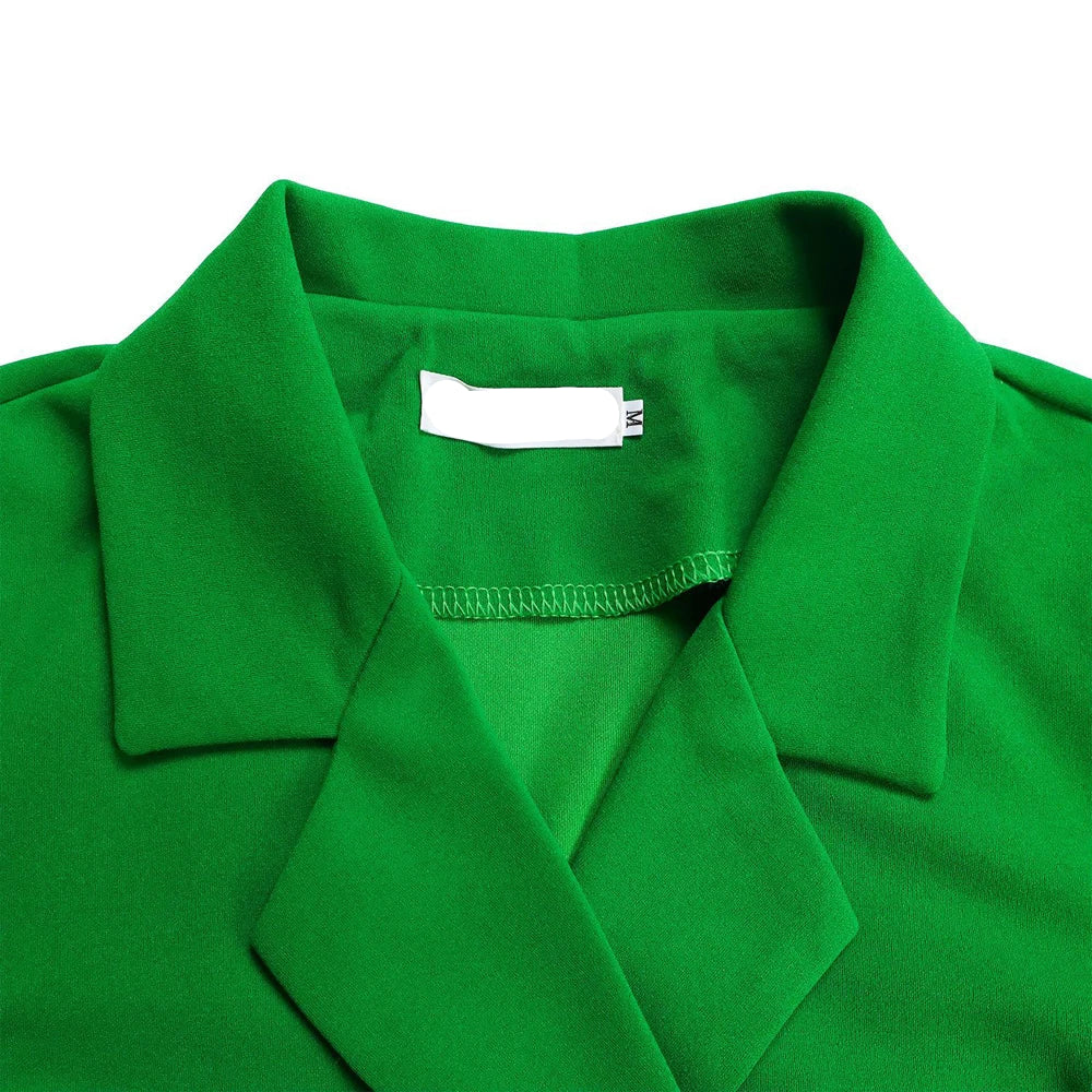 Stacey's Trendy, Stylish, Vintage, Pleated, On Knee, 3/r Sleeves, Solid Color, Office Dress