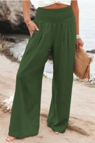 Milany's Casual Elastic Waist Long Pants