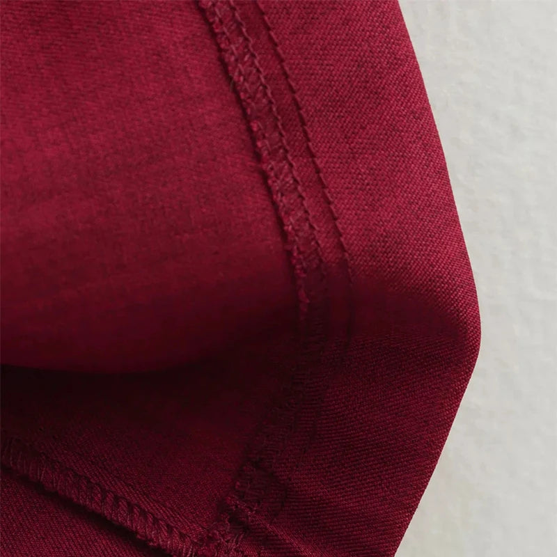 Elena's Party, Sleeveless, Solid Color, Stylish, Trendy, Pleated, Mini Dress