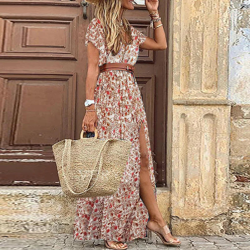 Maria's shopping boho dress