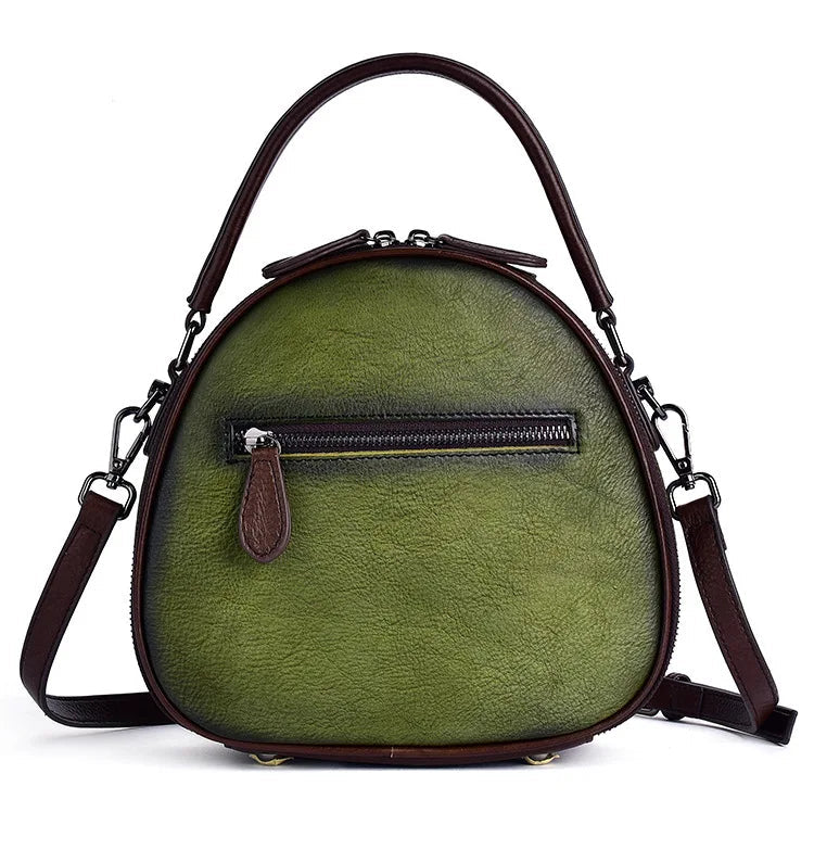 Merry's Retro, Vintage, Genuine Leather, Trendy, Stylish, Handmade, Small, Shoulder Bag