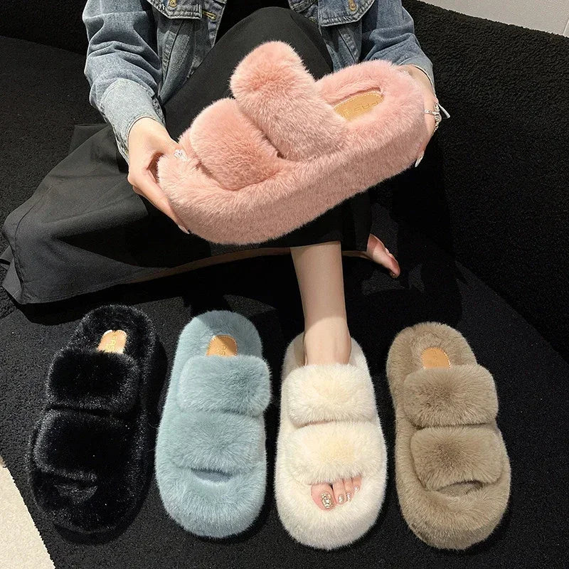 Mimi's Furry Slippers