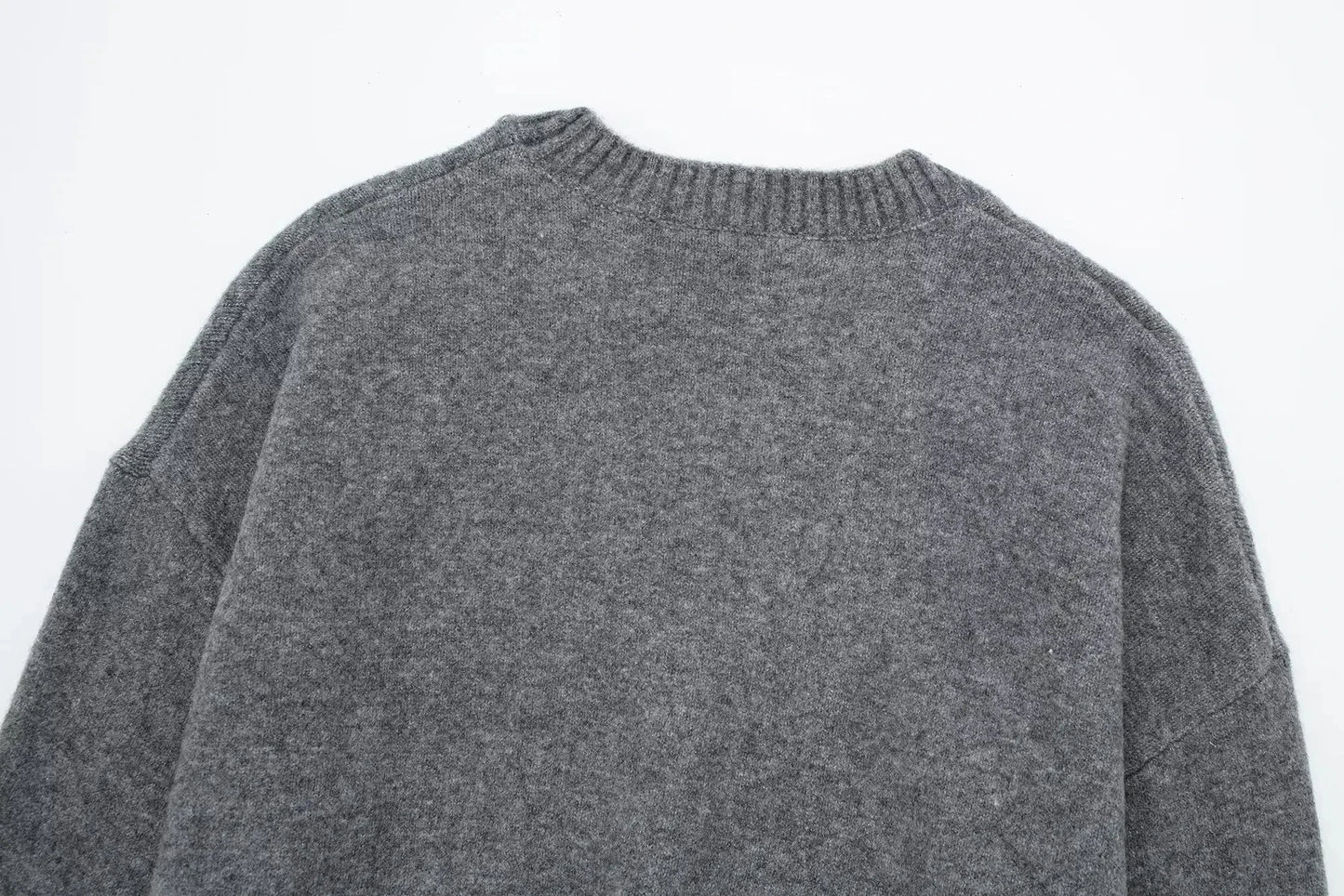 Jane's Casual, Knitted, Pullover, Round Neck, Loose, Over Size, Trendy, Stylish Sweater