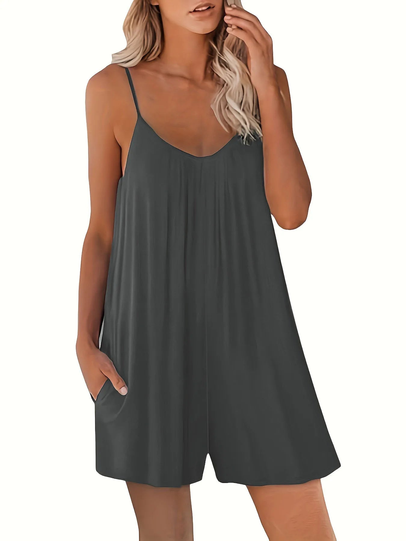 Ella's short casual loose mini Jumpsuit