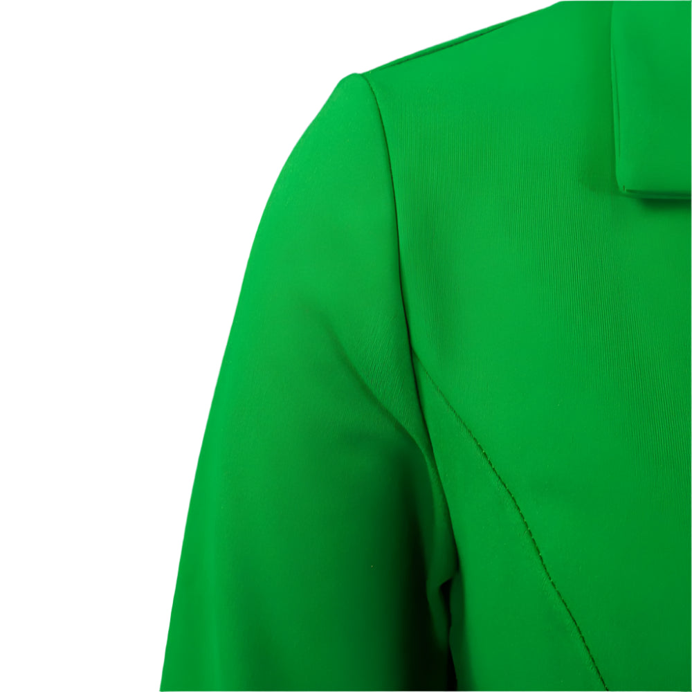 Stacey's Trendy, Stylish, Vintage, Pleated, On Knee, 3/r Sleeves, Solid Color, Office Dress