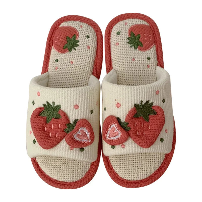 Diana's fruit slippers