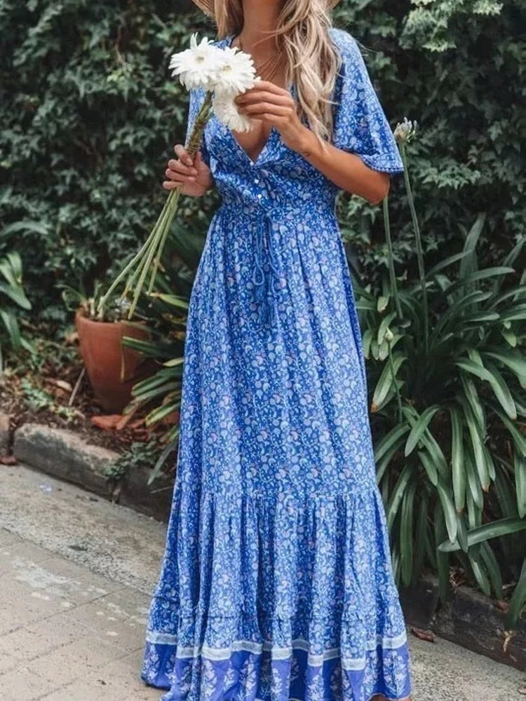 Haidy's casual boho maxi dress