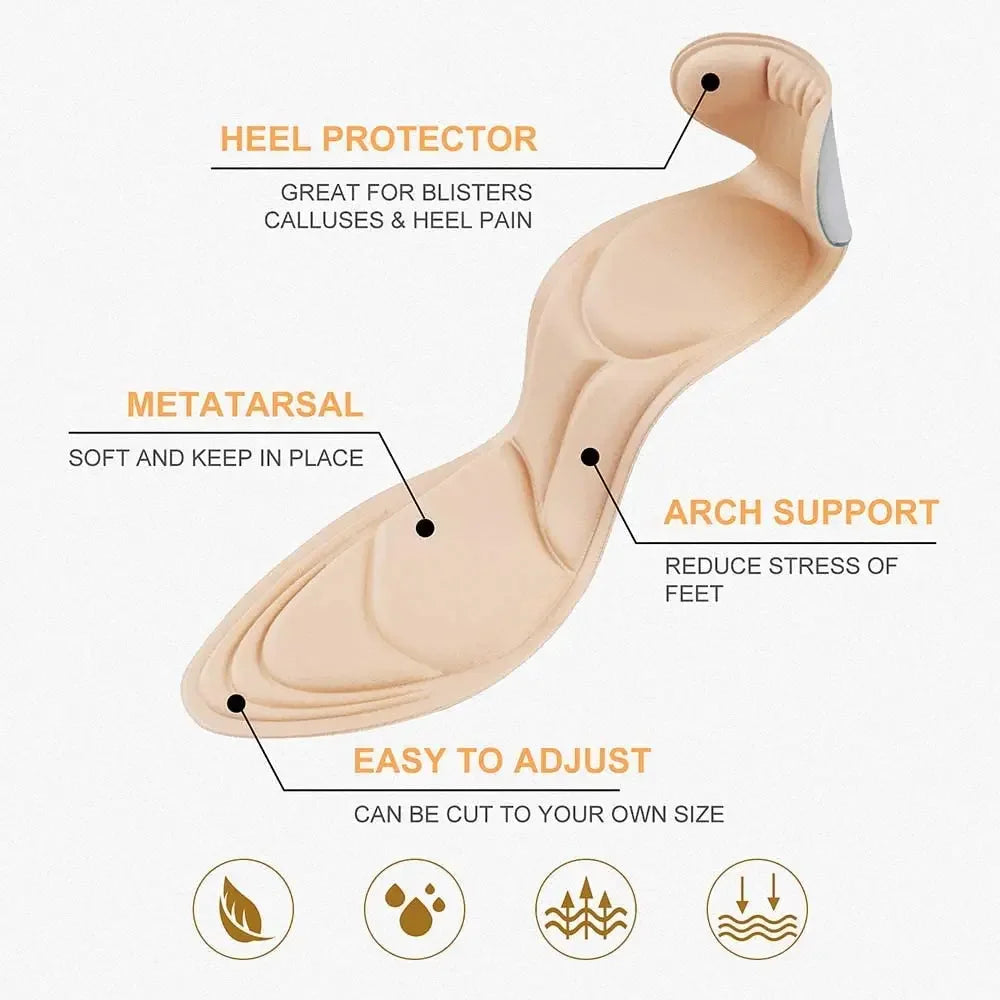 Insoles Breathable, Memory Foam, Insole Pad, for Women Shoes