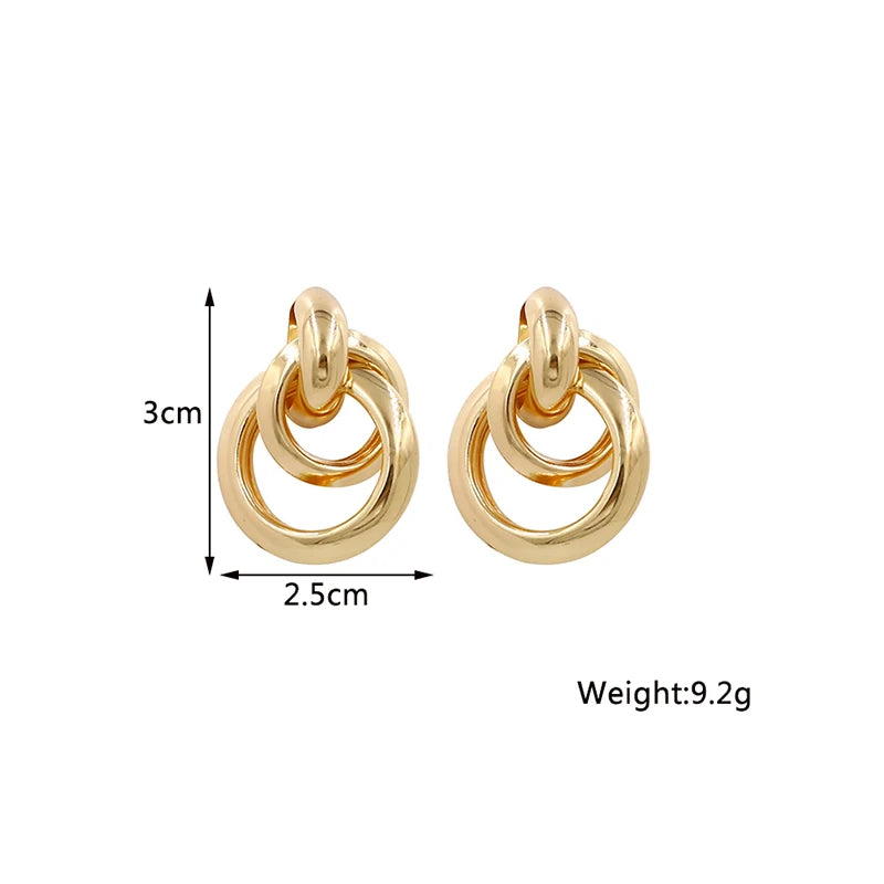 Tina's Golden , multi design, stud, Earrings Set