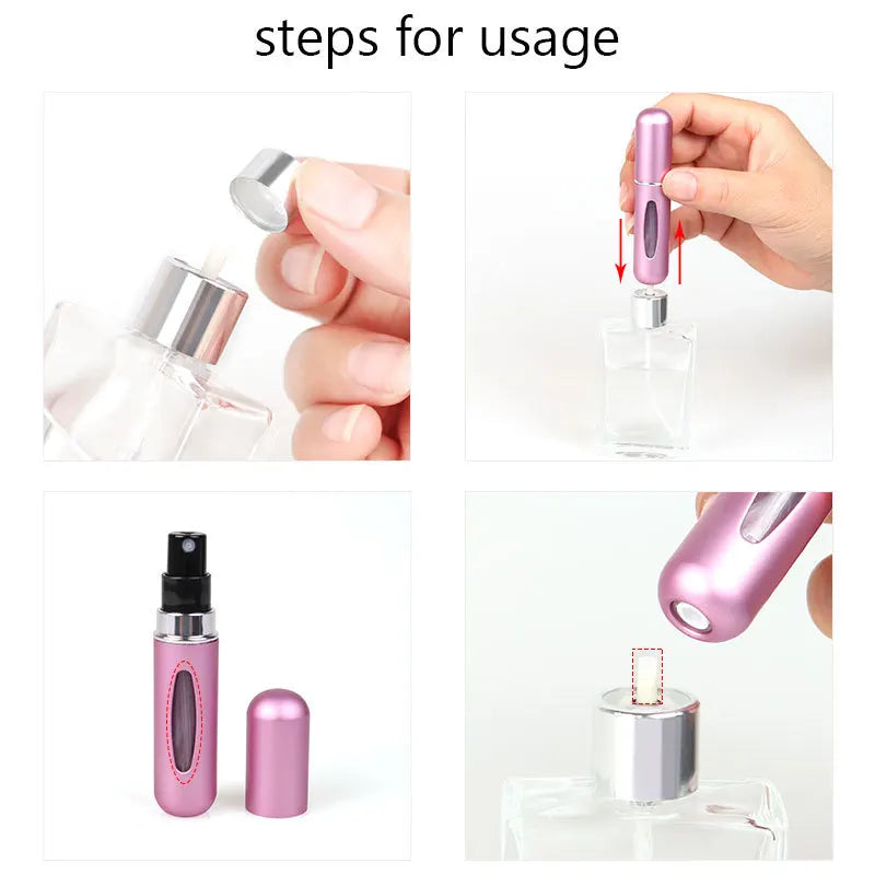 Gift, mini perfume, refillable bottle - 5 ml-1 Pc