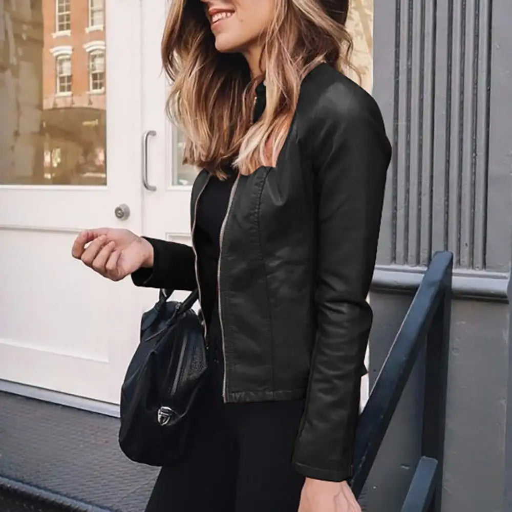 Pula's Vintage Leather Winter Jacket