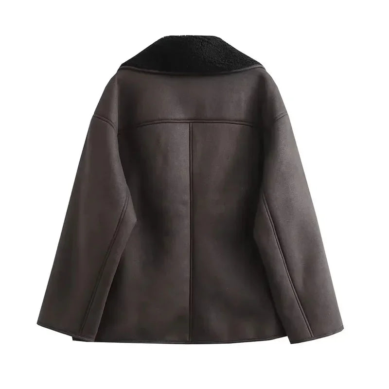 Jennifer's Leather Wool Jacket