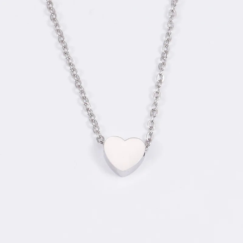 Gift, Stylish, Elegant, Trendy, Tiny Heart Necklace