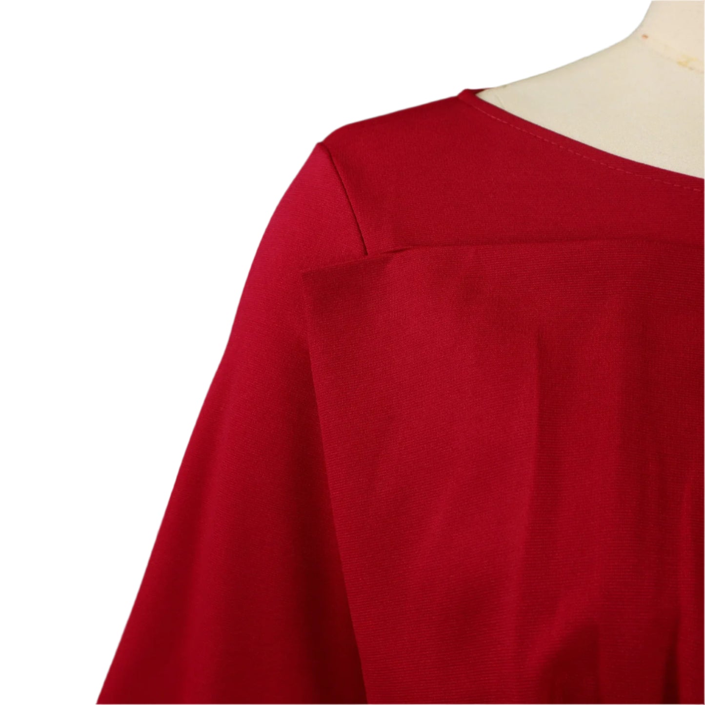 Iman's Trendy, Stylish, Patchwork, Plus size, Half Sleeves, On-Knee, Office Dress