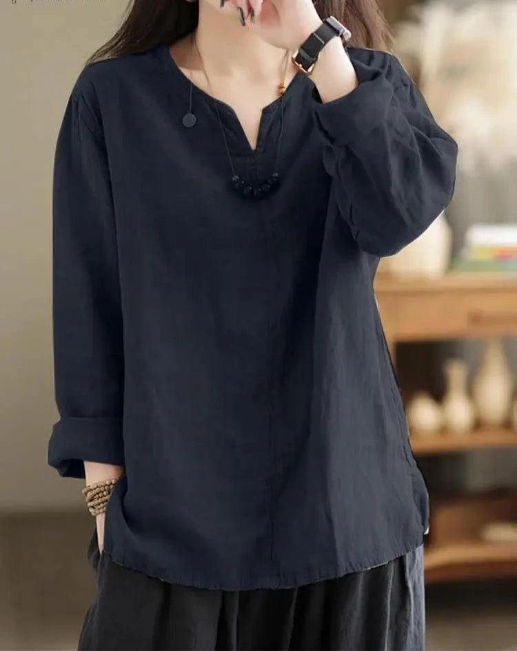 Vivian's Loose Cotton Blouse