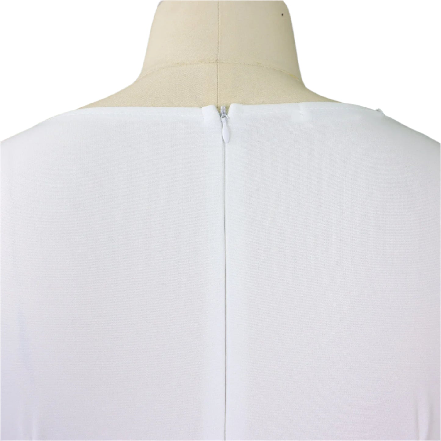 Iman's Trendy, Stylish, Patchwork, Plus size, Half Sleeves, On-Knee, Office Dress