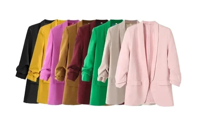 Diana's Classic Office Long Sleeves Blazer