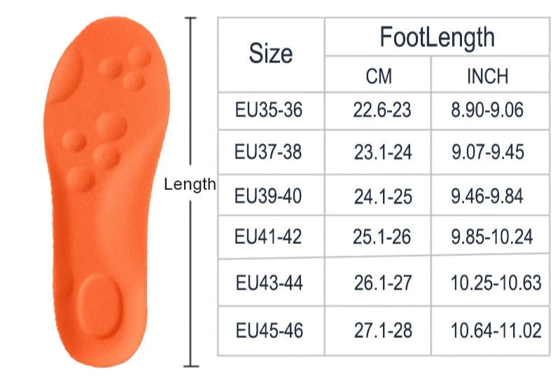 Insoles, Latex, ELastic, Orthotic, Shoe Pads