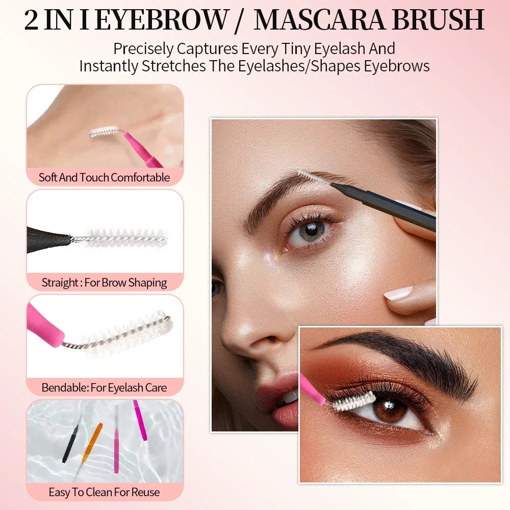 Zina's Eyebrow Lamination, Eyelashes Brush-20 pcs