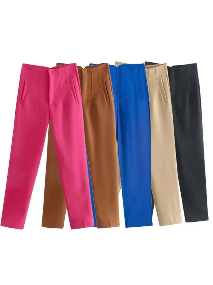 Maria's Pencil High-waist Pants