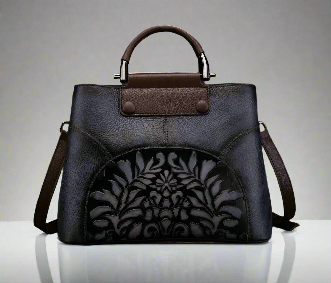 Helen's Retro, Vintage, Genuine Leather, Trendy, Stylish, Handmade, Shoulder Bag