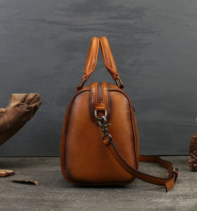 Anita's Retro, Vintage, Genuine Leather, Trendy, Stylish, Handmade, Shoulder Bag