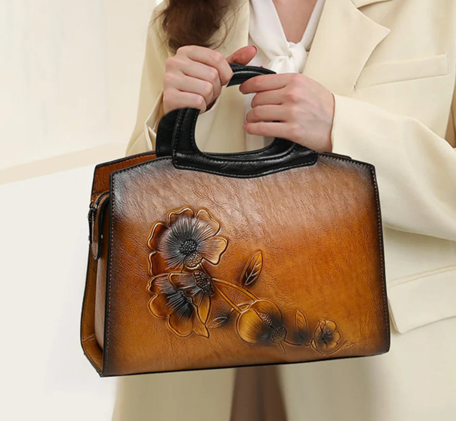 Didi's Retro, Vintage, Genuine Leather, Trendy, Stylish, Handmade, Shoulder Bag