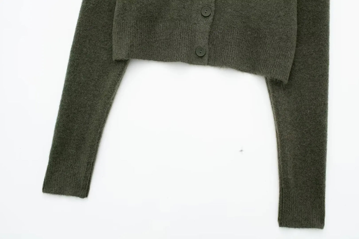 Hale's Cropped, knitted, Trendy, Stylish, Long Sleeves, Single breasted, Winter/Fall Cardigan